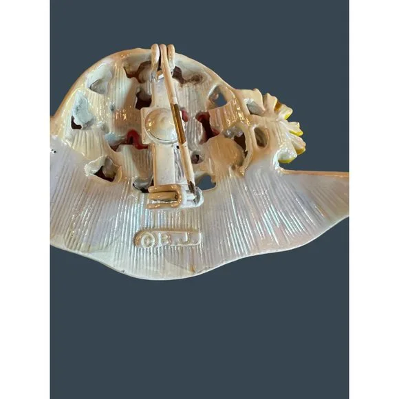 Vintage Beatrix Jewelry BJ Jewel Flower Pin Brooch Accessory - Picture 15 of 16